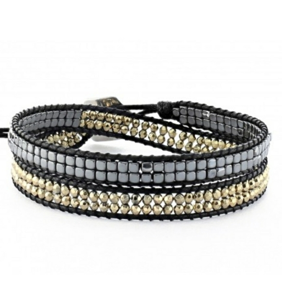 Handmade Katie Soleil Double Wrap Bracelet Choker - Picture 1 of 3